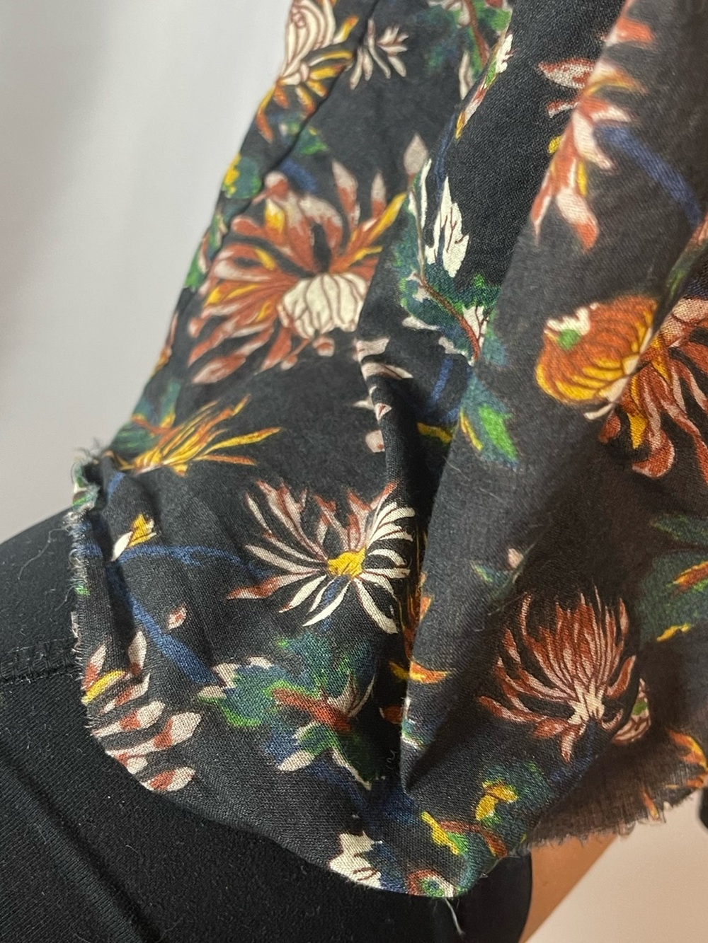 NATURAL LIFE Medium Floral Sunflower Spaghetti-Strap Mini Dress Pockets A Line - Picture 7 of 7